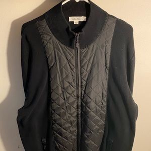 Calvin Klein zip up sweater